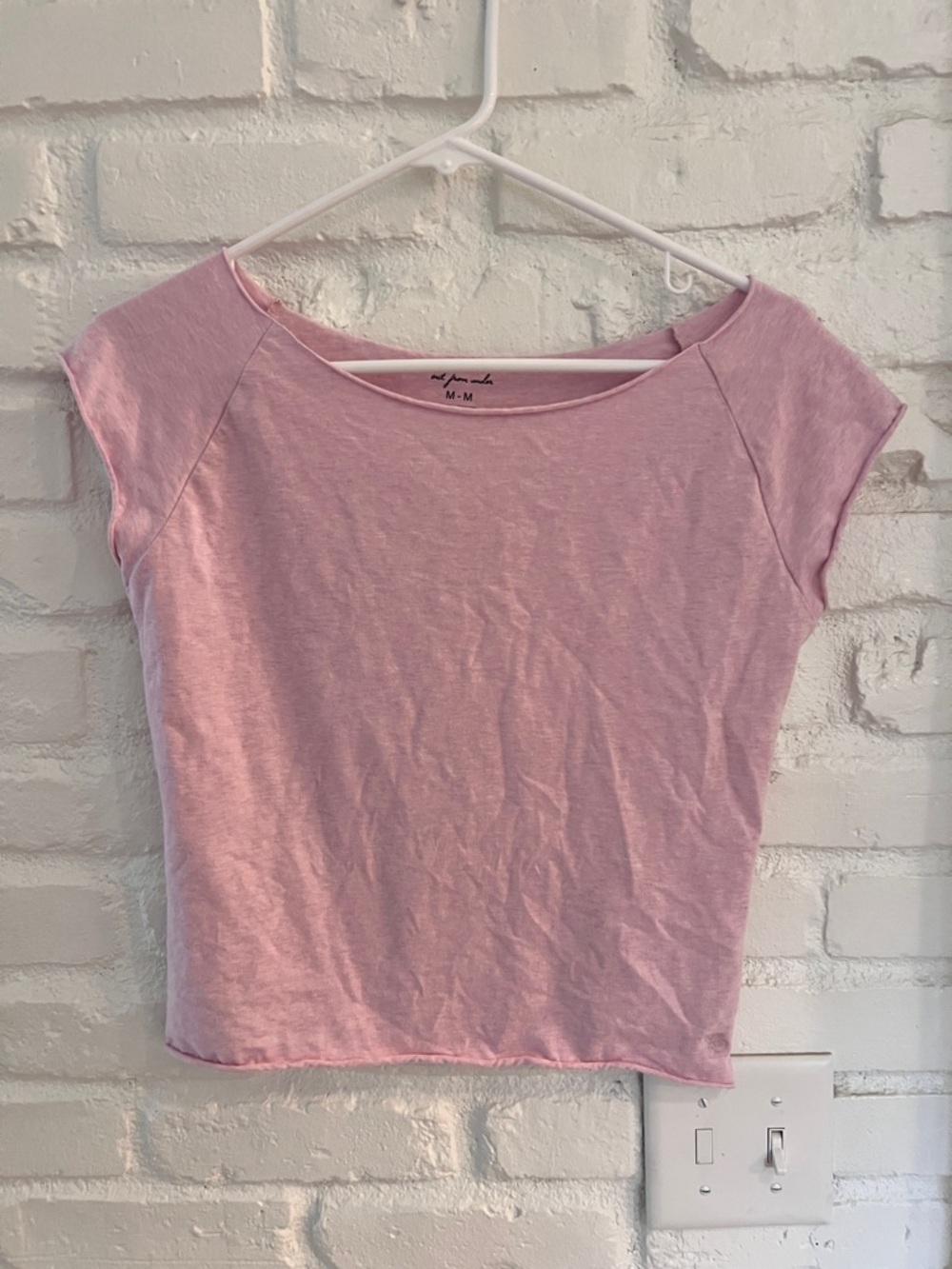 Urban Outfitters Light Pink Crop Top